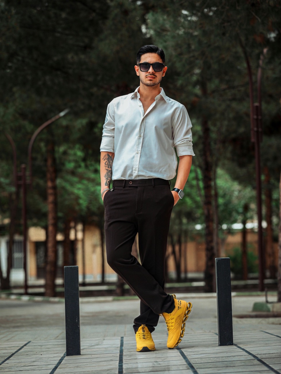 On-model shot, localized for another market
